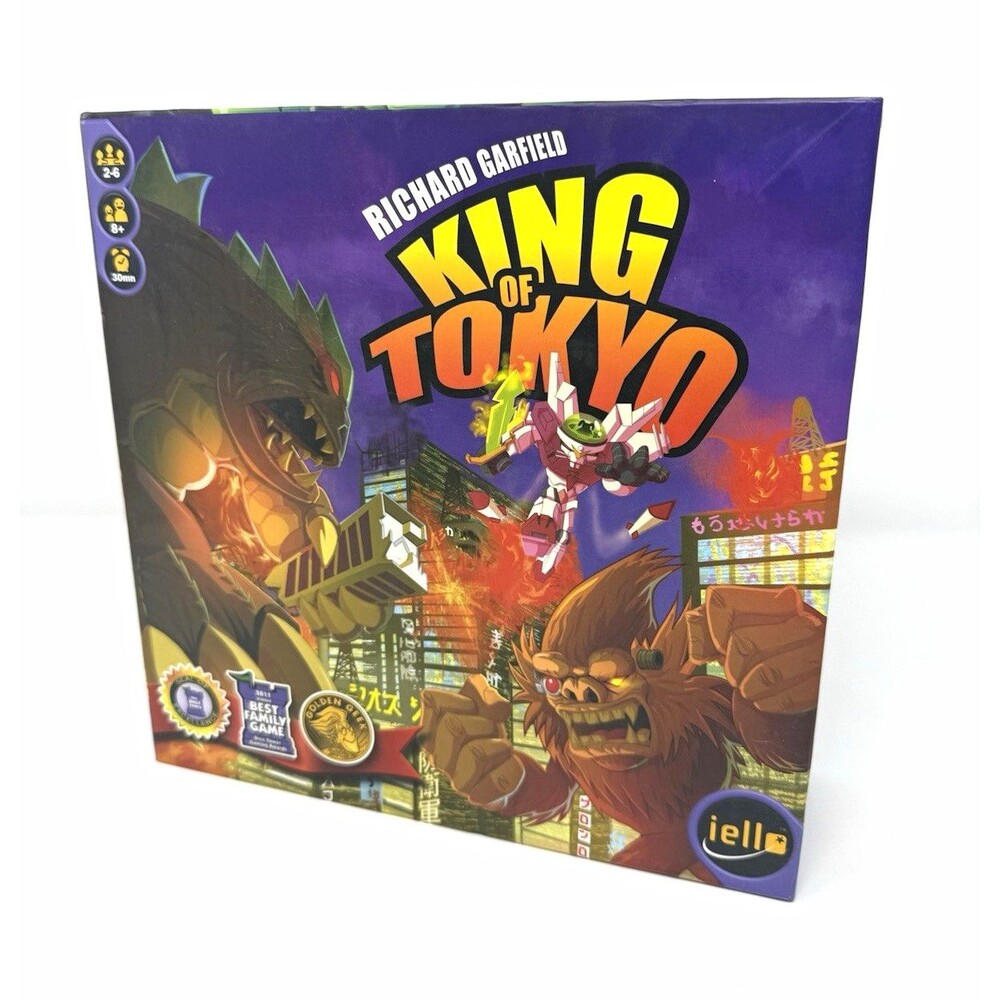 IELLO King of Tokyo Dice Board Game 2-6 Players Ages 8+ 2011 MPN 51200